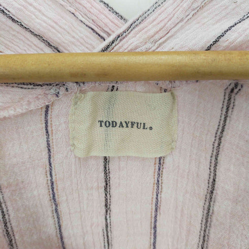 トゥデイフル TODAYFUL ガーゼストライプシャツ レディース FREE