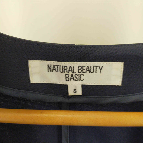 ナチュラルビューティーベーシック NATURAL BEAUTY BASIC ポリエステルドビーノーカラージャケット レディース JPN:S