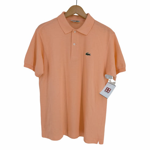 シュミーズ ラコステ CHEMISE LACOSTE 90s フロントロゴワッペン コットンS/Sポロシャツ メンズ JPN:4