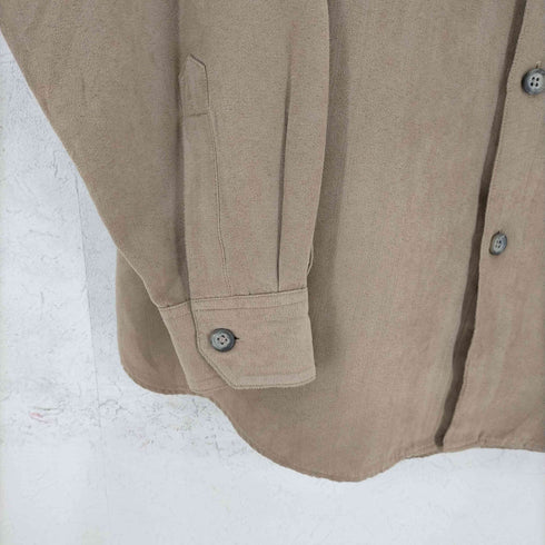 クレイボーン Claiborne フェイクスウェード ストライプ L/Sシャツ メンズ import:XL