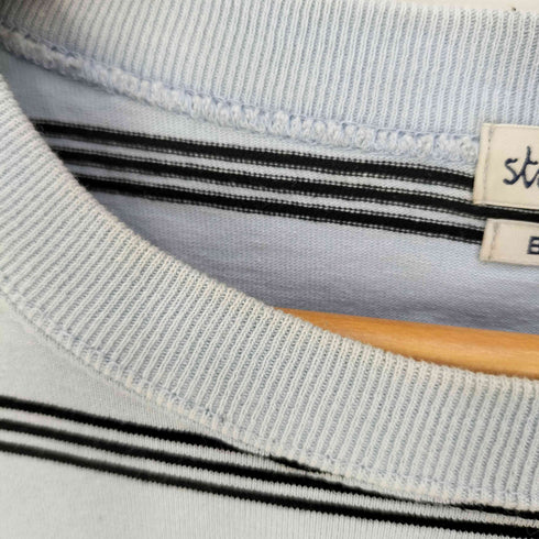 スティーブンアラン Steven Alan HI-DENS BORDER CN BOLD TEE ボーダークルーネックTシャツ メンズ JPN:M