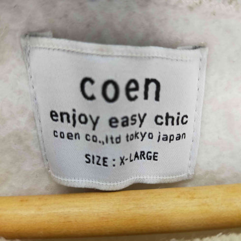 コーエン coen ヘビー裏起毛クルーネックスウェット メンズ X-LARGE