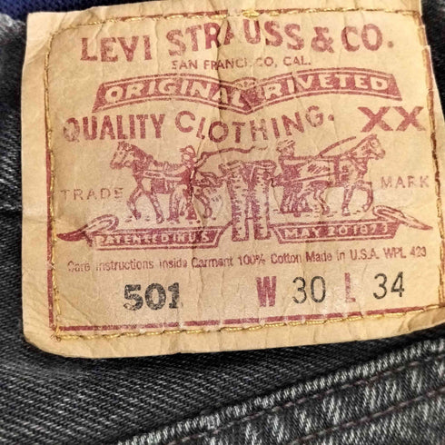 リーバイス Levis 96年8月 USA製 501-0660 ボタン裏622 ボタンフライデニムパンツ メンズ W30 L34