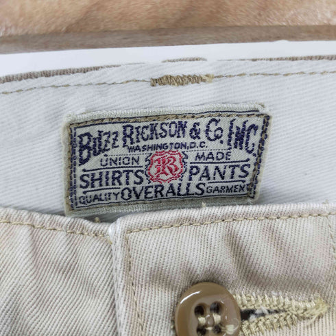 バズリクソンズ BUZZ RICKSONS チノショーツ ショートパンツ オリジナルスペック ORIGINAL SPEC CHINOS ショーツ ハーフパンツ メンズ 31