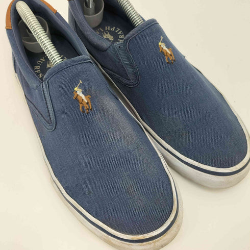 ポロバイラルフローレン Polo by RALPH LAUREN ポニー刺繍 ラバーソールスリッポン メンズ US:8