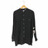 ピエールカルダン pierre cardin レーヨン バンドカラーシャツ メンズ import:L