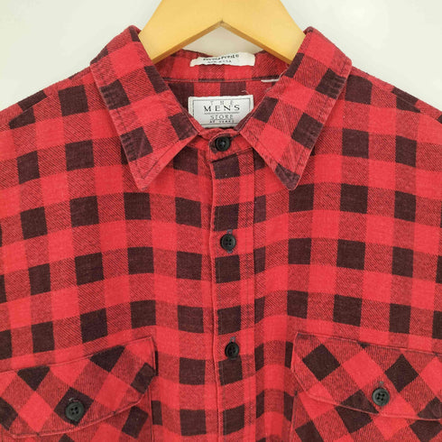 シアーズ Sears 90s USA製 The Mens Store Perma-Prest チェックシャツ メンズ