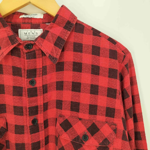 シアーズ Sears 90s USA製 The Mens Store Perma-Prest チェックシャツ メンズ
