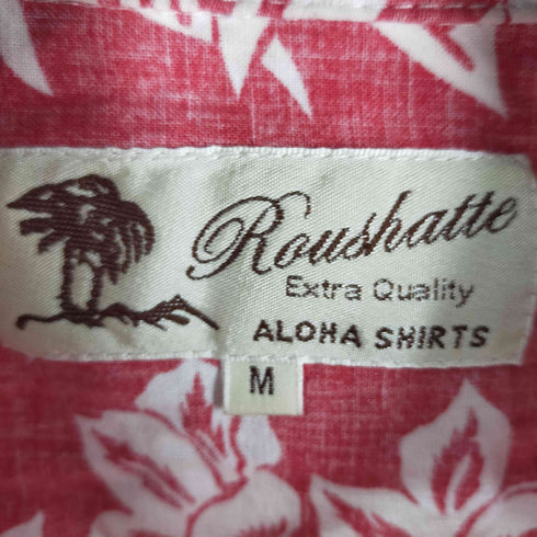 ルーシャット ROUSHATTE ボタニカル柄開襟アロハシャツ メンズ M