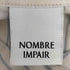 ノンブルアンペール NOMBRE IMPAIR ノーカラーシアーストライプシャツ レディース FREE