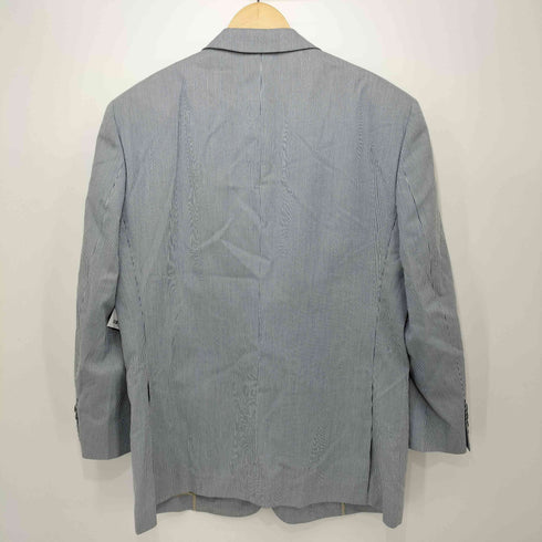 ダックス DAKS ストライプ柄 2Bシングルテーラードジャケット 背抜き メンズ 98-88-175
