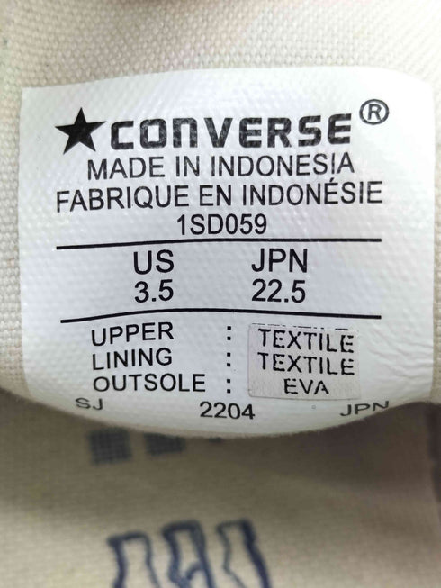 コンバースオールスター CONVERSE ALLSTAR シャーク ソール ローカット スニーカー レディース JPN:22.5