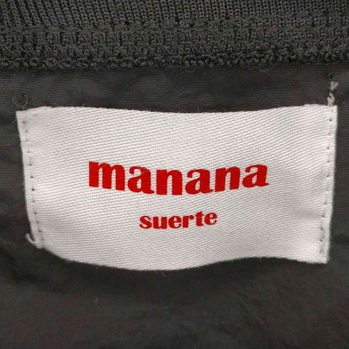 マナナ MANANA オーバーサイズZIPブルゾン レディース FREE