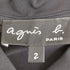 アニエスベー agnes b. PARIS 丸襟 スナップボタンノースリーブブラウス レディース 2