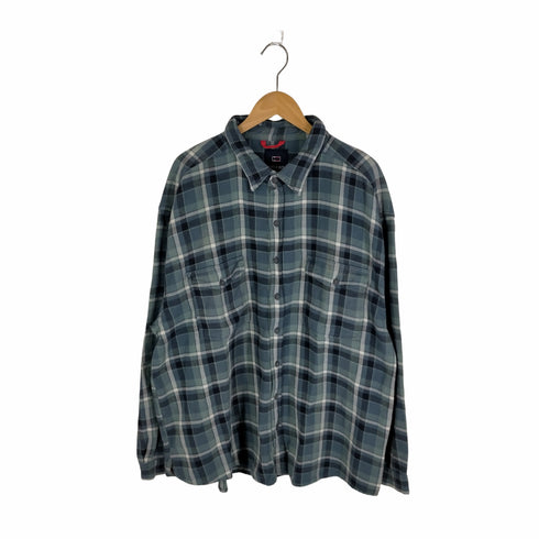 ビューグルボーイ Bugle Boy ヘビーフランネルチェックシャツ 両フラップ ボックスシルエット メンズ 2XL