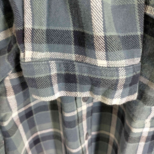 ビューグルボーイ Bugle Boy ヘビーフランネルチェックシャツ 両フラップ ボックスシルエット メンズ 2XL