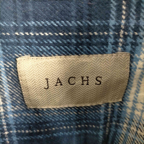 フルギ JACHS GIRLFRIEND オンブレチェック ヘビーフランネルシャツ 両フラップ ボックスシルエット メンズ