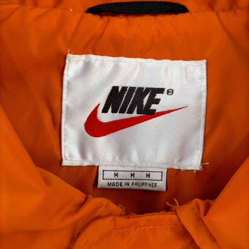 ナイキ NIKE 90s 銀タグ サイドライン ロゴ刺繍 比翼ナイロンジャケット メンズ import:M
