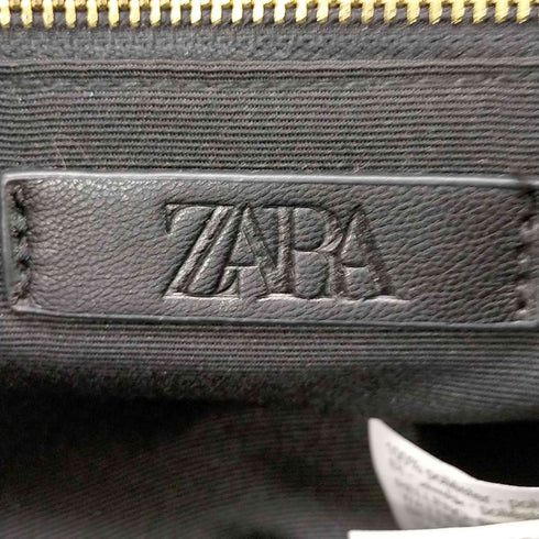 ザラ ZARA デニム素材キルティングチェーンバッグ レディース