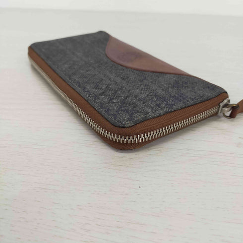 ブッテロ BUTTERO レザー切替 ロングウォレット 長財布 メンズ ONE SIZE