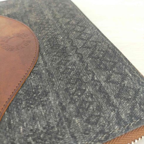 ブッテロ BUTTERO レザー切替 ロングウォレット 長財布 メンズ ONE SIZE
