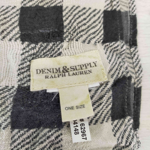 デニムアンドサプライ ラルフローレン DENIM & SUPPLY RALPH LAUREN チェック ストール マフラー レディース ONE SIZE