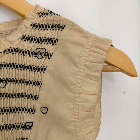 スローブイエナ SLOBE IENA ハート刺繍 チュニックブラウス レディース FREE