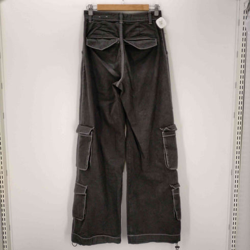 ザラ ZARA ホワイトステッチ カーゴパンツ メンズ US:28-29