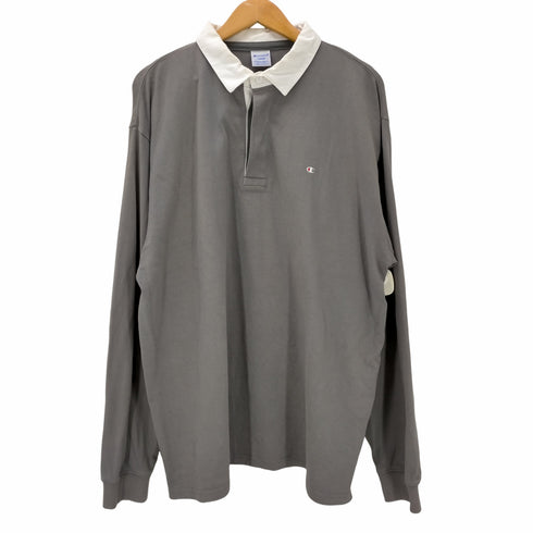 チャンピオン Champion 目有り 長袖ラガーシャツ メンズ import:L