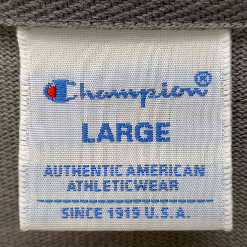 チャンピオン Champion 目有り 長袖ラガーシャツ メンズ import:L