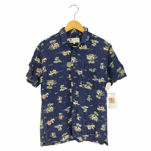 ルーシャット ROUSHATTE 総柄 レーヨン アロハシャツ メンズ JPN:M