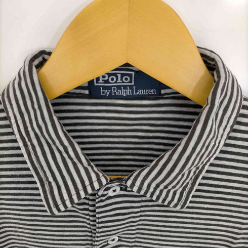 ポロバイラルフローレン Polo by RALPH LAUREN ボーダー コットンポロシャツ メンズ JPN:M