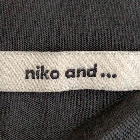 ニコアンド Niko and... ブロッキングシャカブルゾン レディース FREE