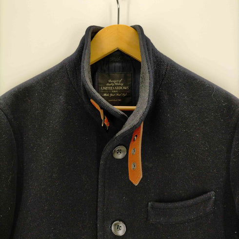 ユナイテッドアローズ UNITED ARROWS スタンドカラー ウールコート メンズ JPN:M