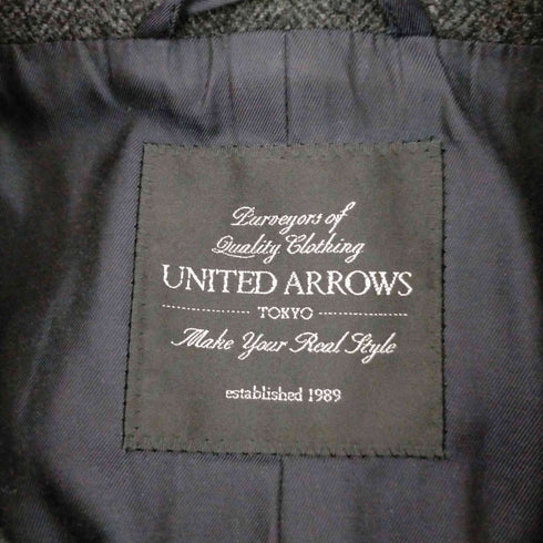 ユナイテッドアローズ UNITED ARROWS スタンドカラー ウールコート メンズ JPN:M