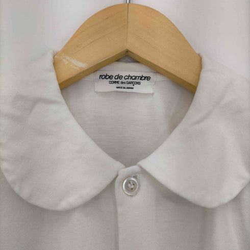 ローブドシャンブルコムデギャルソン robe de chambre COMME des GARCONS 90-00s 丸襟 半袖シャツ レディース