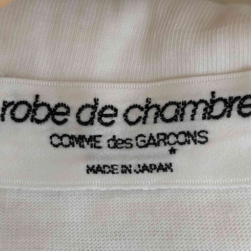 ローブドシャンブルコムデギャルソン robe de chambre COMME des GARCONS 90-00s 丸襟 半袖シャツ レディース