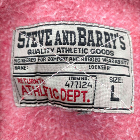 STEVE AND BARRYS カレッジ アーチロゴ プルオーバーパーカー メンズ import:L