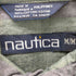 ノーティカ NAUTICA 90s ロゴ刺繍 ストライプ柄 長袖シャツ メンズ import:M