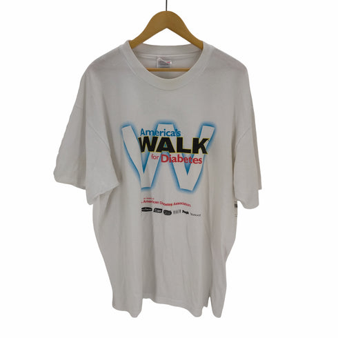 ヘインズ Hanes 企業プリントクルーネックTシャツ メンズ JPN:XL