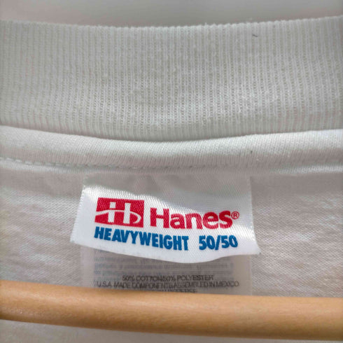 ヘインズ Hanes 企業プリントクルーネックTシャツ メンズ JPN:XL