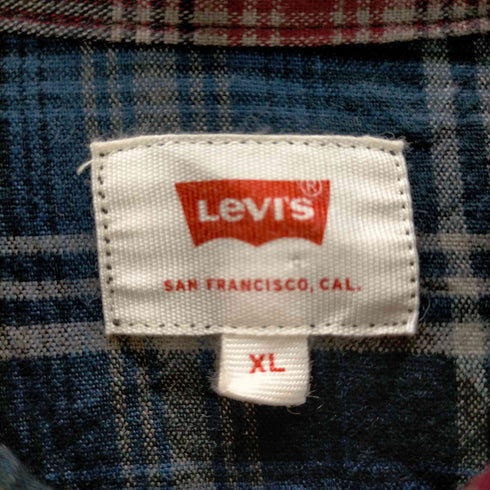 リーバイス Levis チェック柄 長袖シャツ メンズ JPN:XL