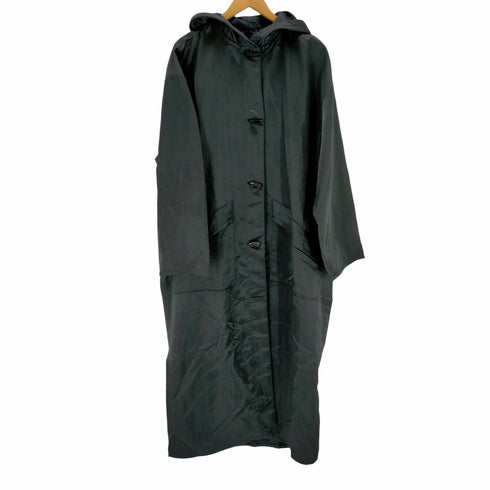 フメイ LAPARKA カナダ製 サテンナイロンフーディコート メンズ