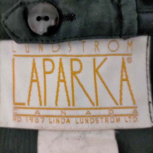 フメイ LAPARKA カナダ製 サテンナイロンフーディコート メンズ