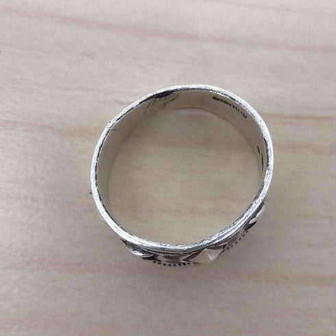 スターリング STERLING インディアンジュエリー リング メンズ 17号