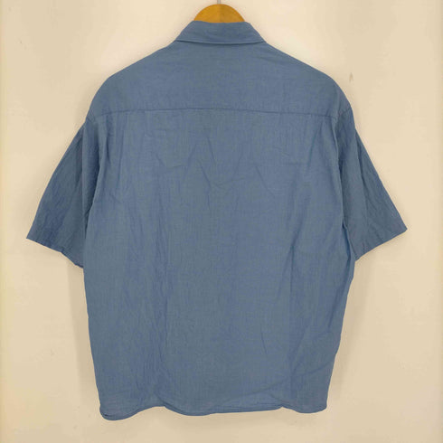 ユナイテッドアローズグリーンレーベルリラクシング UNITED ARROWS green label relaxing コットン シルク ボイル Wパッチポケット シャツ メンズ JPN:M