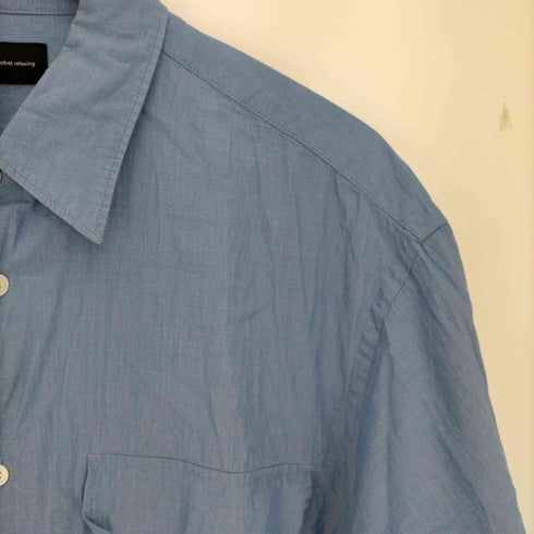 ユナイテッドアローズグリーンレーベルリラクシング UNITED ARROWS green label relaxing コットン シルク ボイル Wパッチポケット シャツ メンズ JPN:M