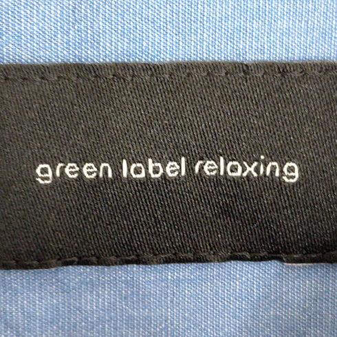 ユナイテッドアローズグリーンレーベルリラクシング UNITED ARROWS green label relaxing コットン シルク ボイル Wパッチポケット シャツ メンズ JPN:M