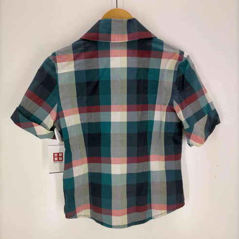 ヴィヴィアンウエストウッドレッドレーベル Vivienne Westwood RED LABEL オーブ刺繍 ドットストライプ丸襟シャツ レディース JPN:M