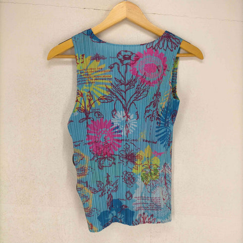 プリーツプリーズイッセイミヤケ PLEATS PLEASE ISSEY MIYAKE 07SS 総柄プリーツタンクトップ レディース JPN:S